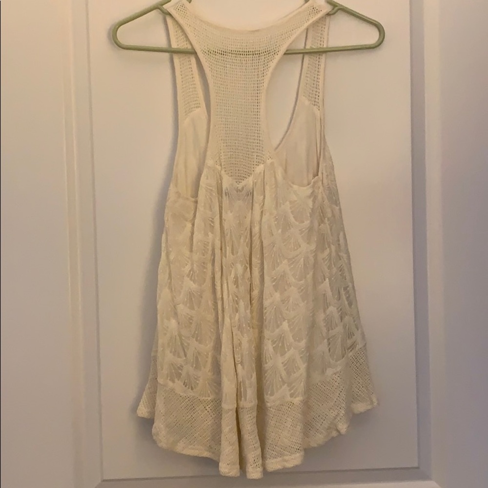 Anthropologie Heartloom Ruffled Racerback Tank - Picture 5 of 5